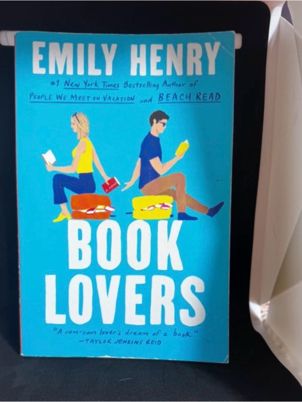 — Book Lovers in Bright Blue Paperback